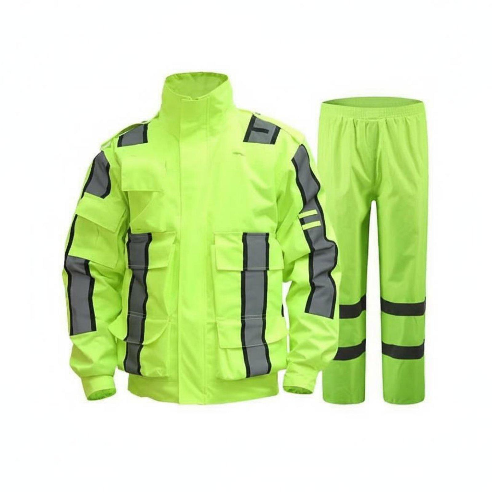Motorcycle Gear Rain - Traje Impermeable Reflectante de Alta Visibilidad