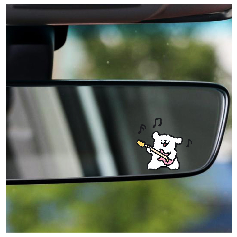 Motorcycle Gear For Dogs - Pegatina personalizada para parabrisas de coche,