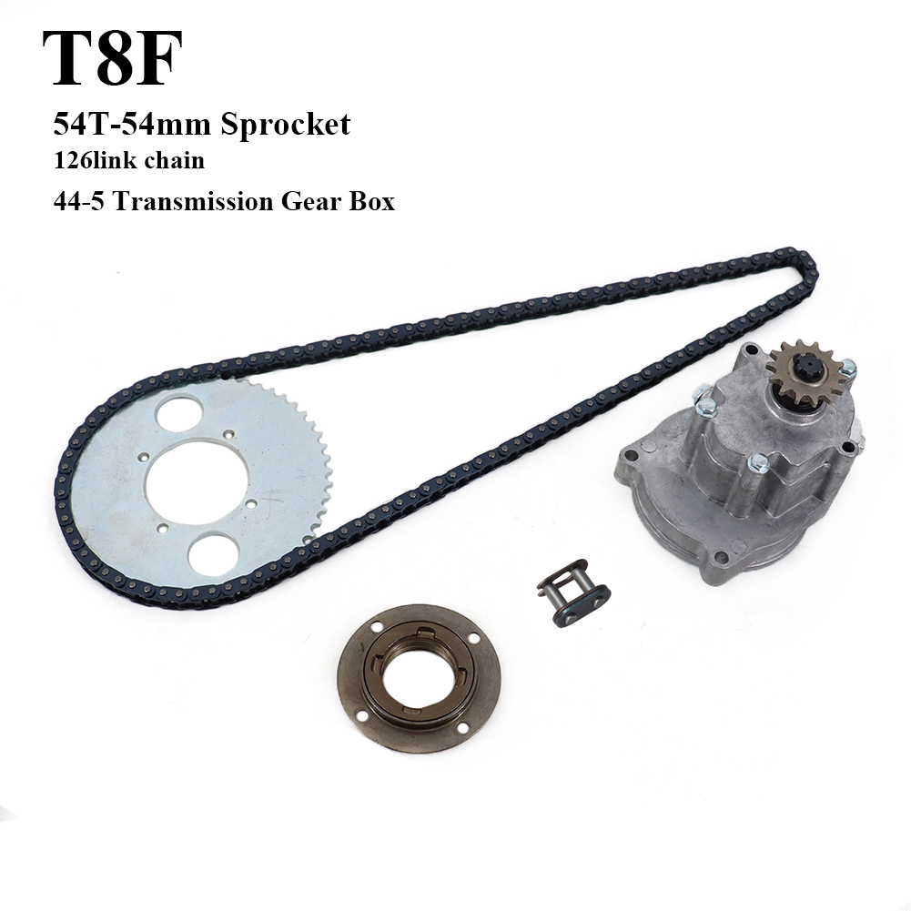 Motorcycle Gear Bundle - Placa de cadena T8F 54T de