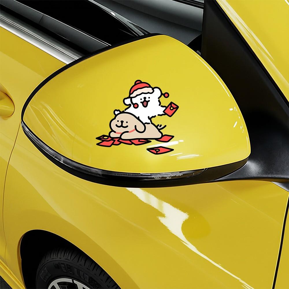 Motorcycle Gear For Dogs - Pegatina de coche con diseño de
