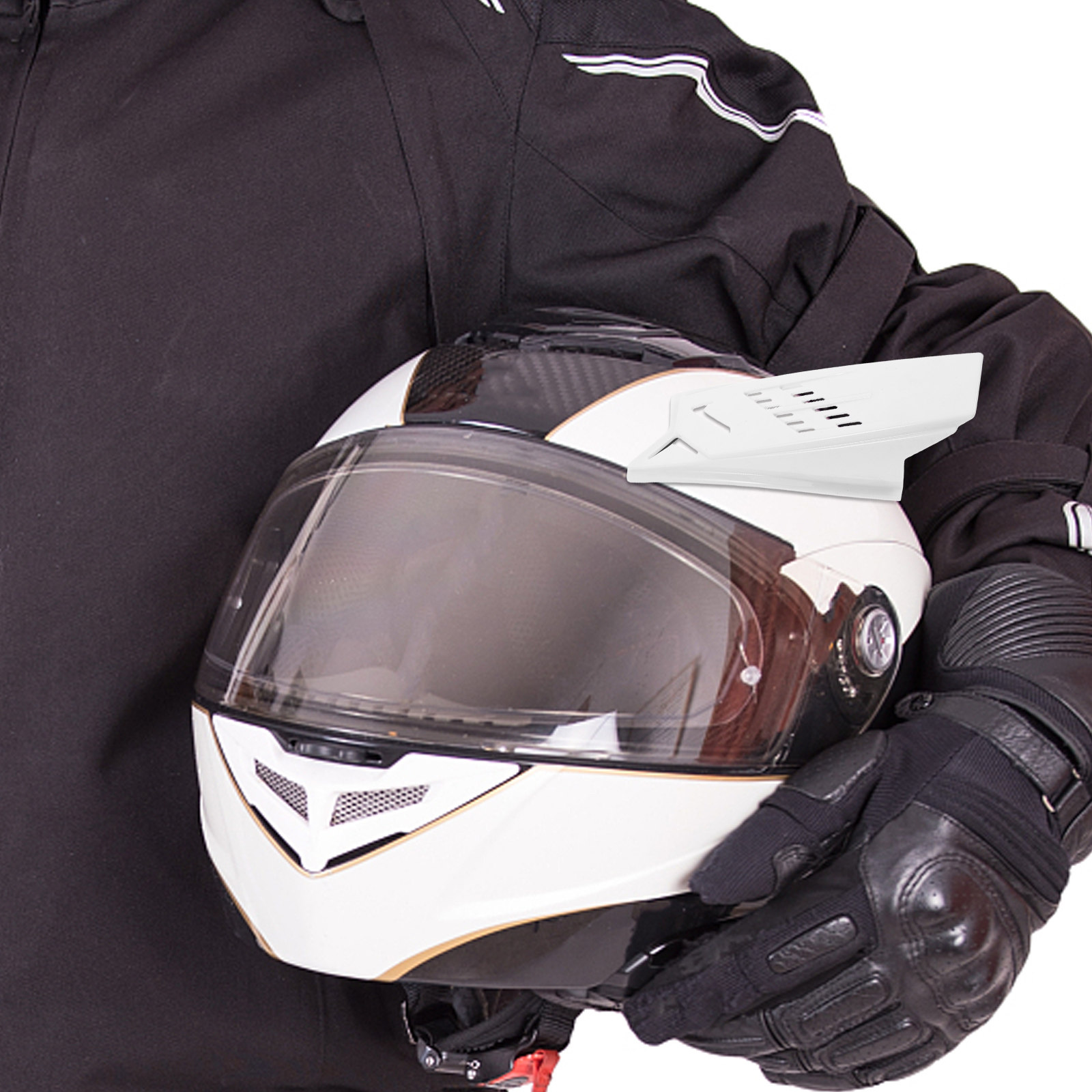 Bocinas para Ciclismo, 1 Par,  - Motorcycle Gear White reseña y precio