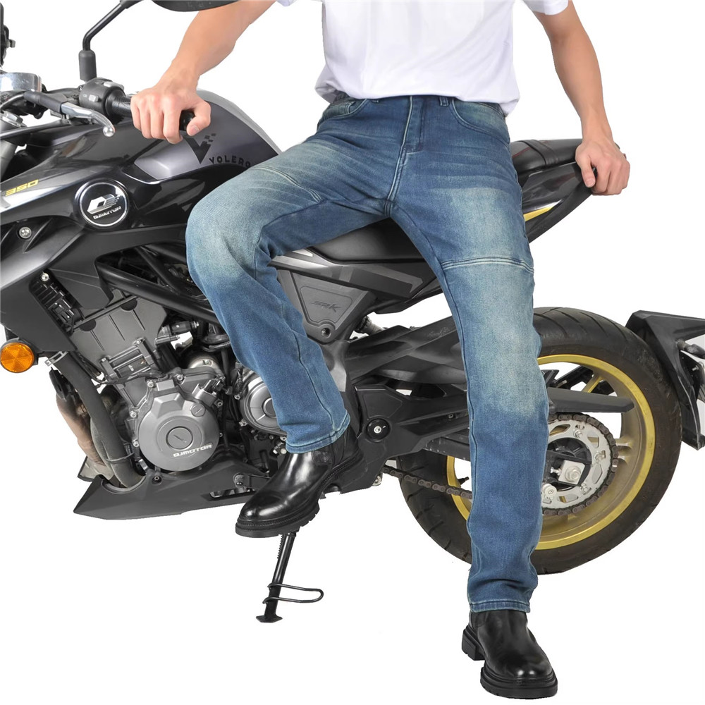 Pantalones de mezclilla para m - Motorcycle Gear Jeans reseña y precio