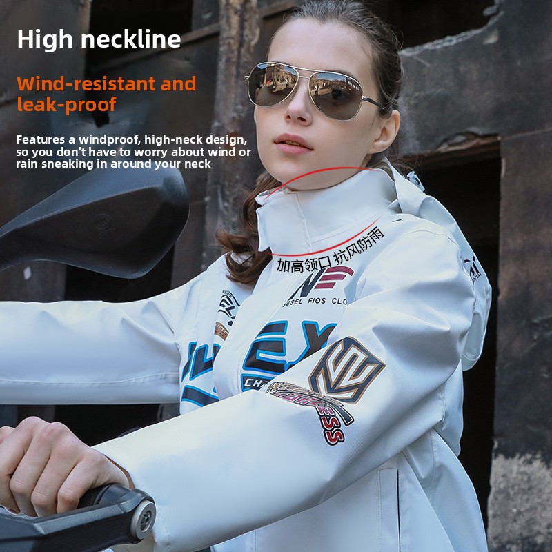 Chubasquero para motocicleta p - Motorcycle Gear White reseña y precio