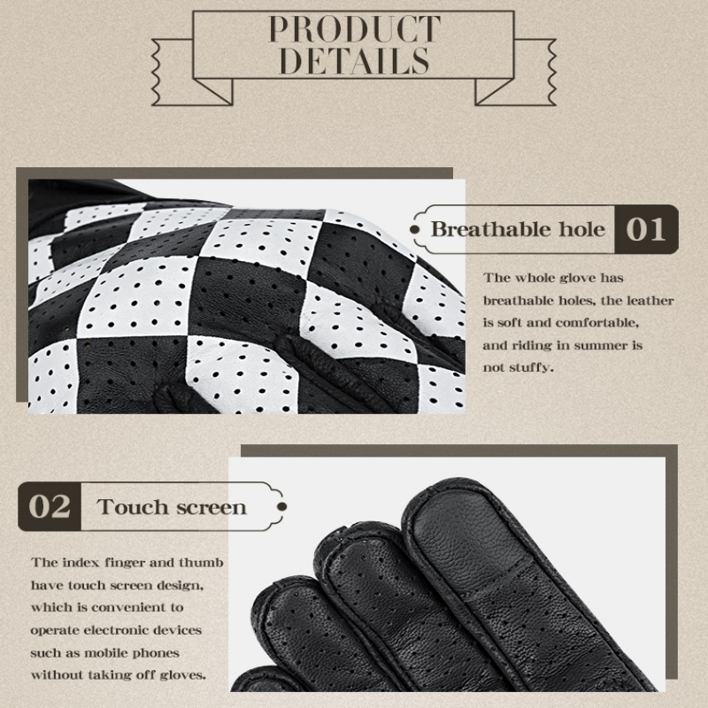 Guantes de Motocicleta Star Fi - Motorcycle Gear White reseña y precio