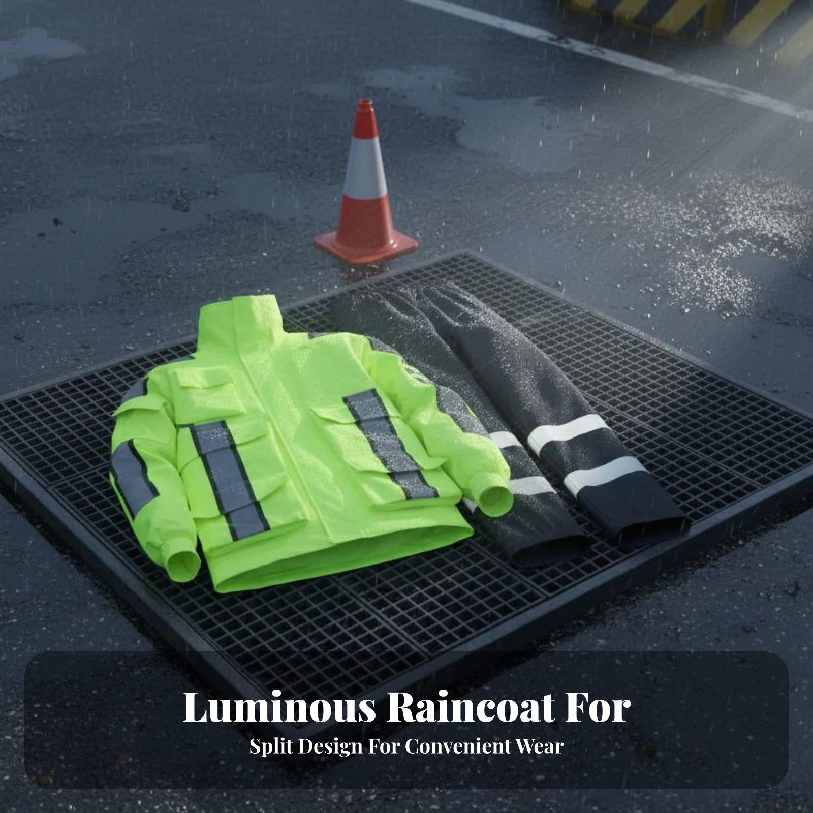 Traje Impermeable Reflectante  - Motorcycle Gear Rain reseña y precio