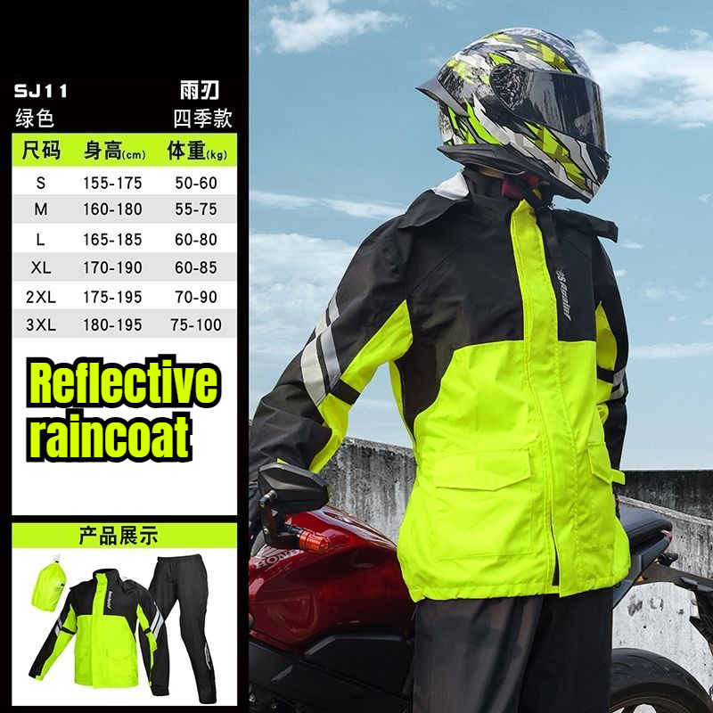 Traje de lluvia para motocicle - Motorcycle Gear Rain reseña y precio