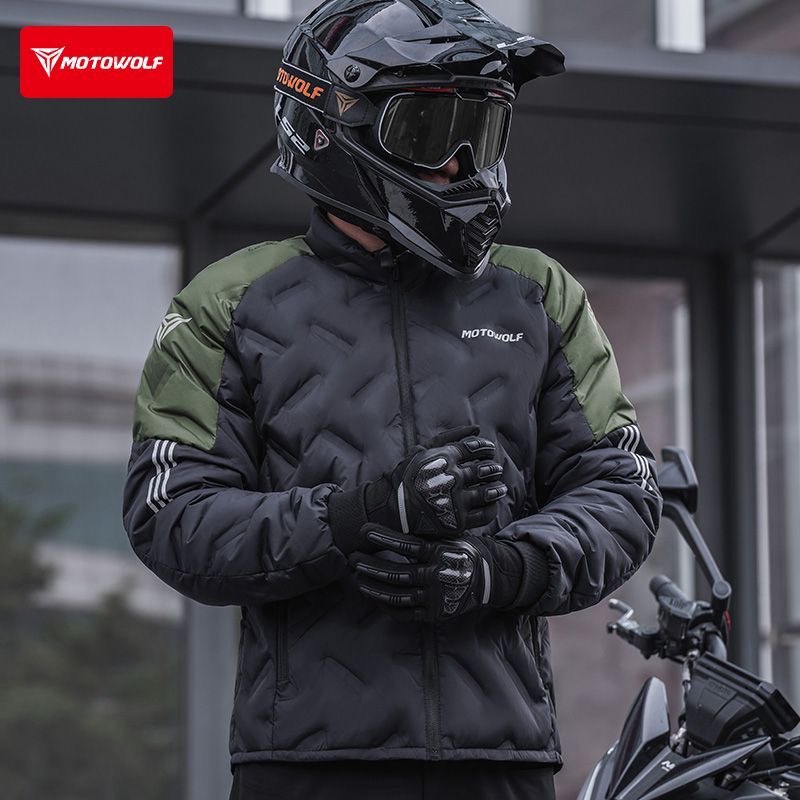 Chaqueta de plumón para motoci - Motorcycle Gear White reseña y precio