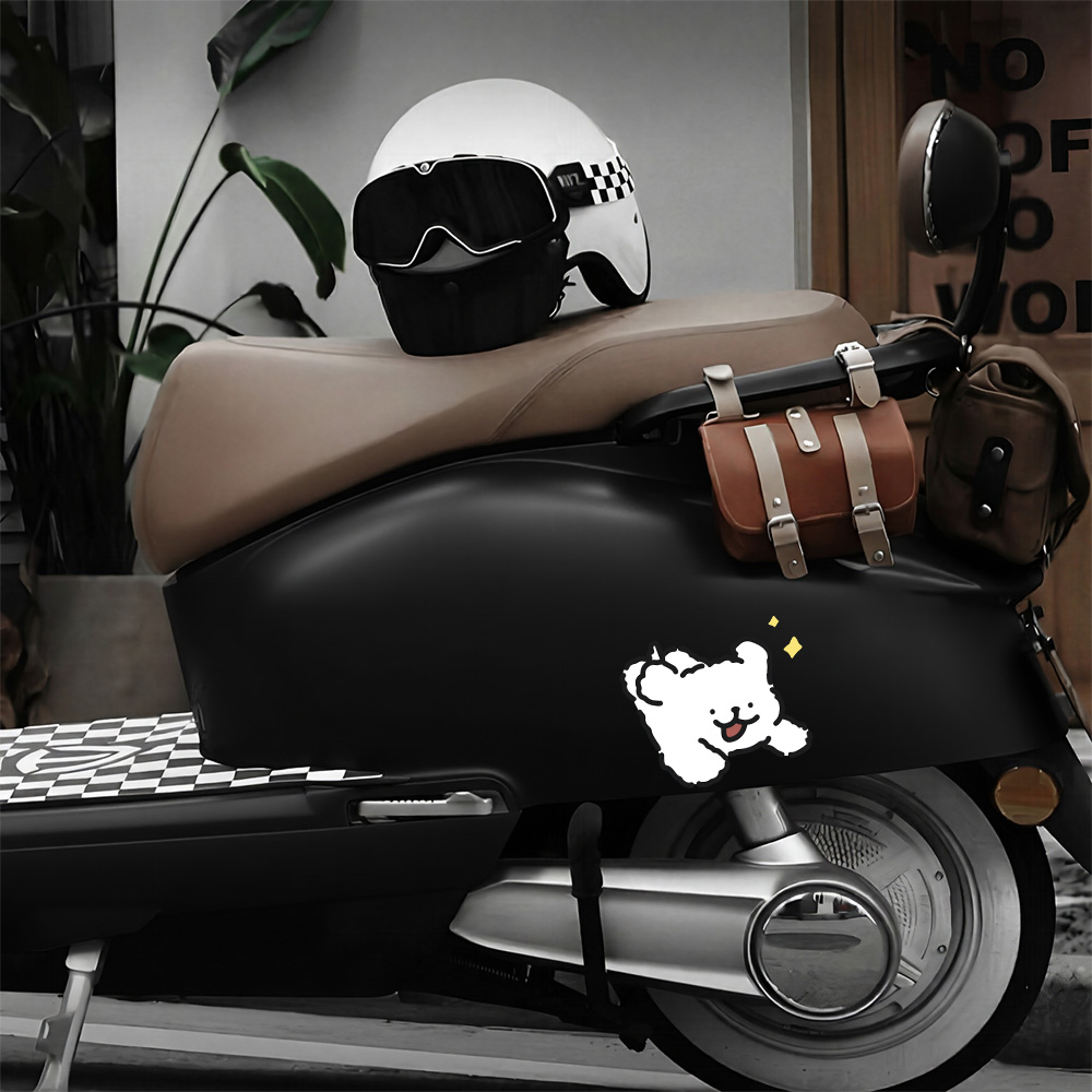 Pegatina para coche con diseño - Motorcycle Gear For Dogs reseña y precio