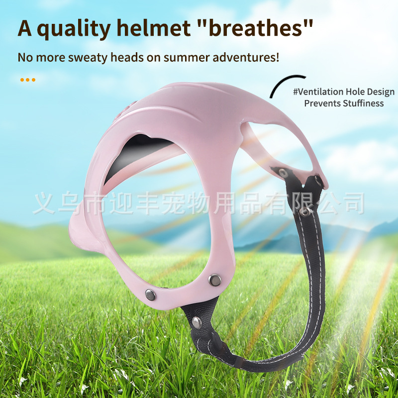 Casco Rosa para Mascotas con O - Motorcycle Gear For Dogs reseña y precio