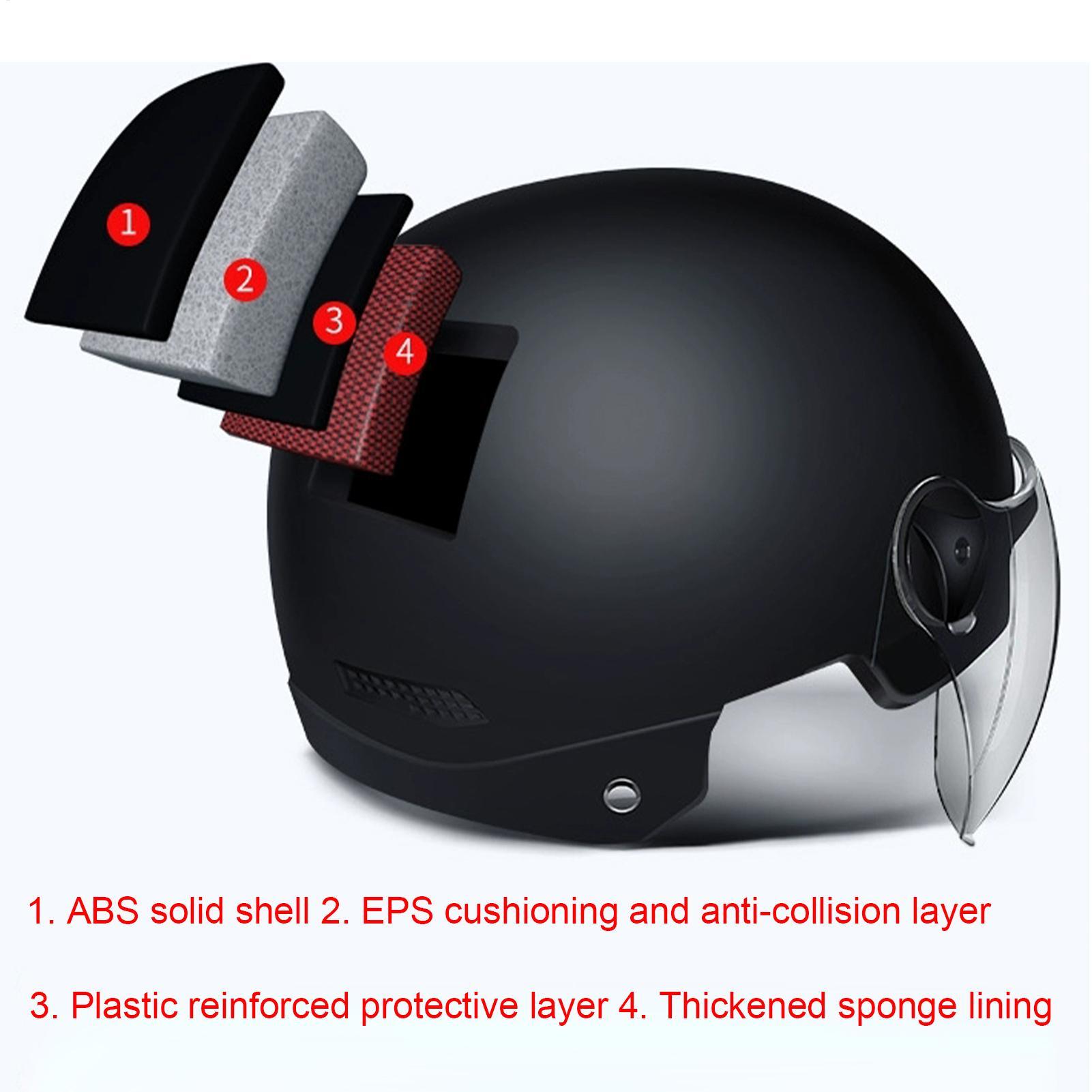 Casco de Motocicleta Abierto c - Motorcycle Gear White reseña y precio