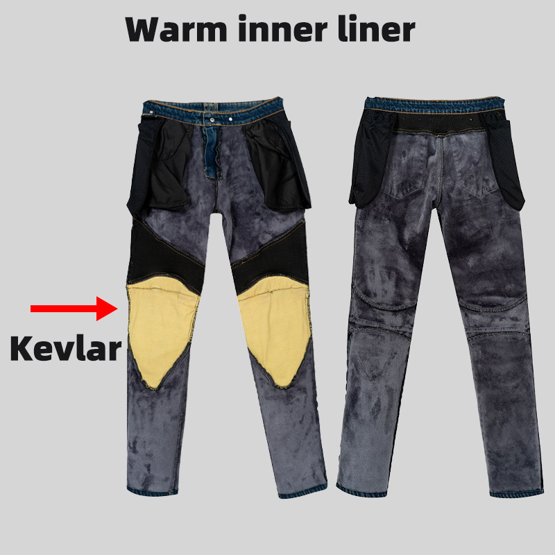 Pantalones de invierno para mo - Motorcycle Gear Jeans reseña y precio