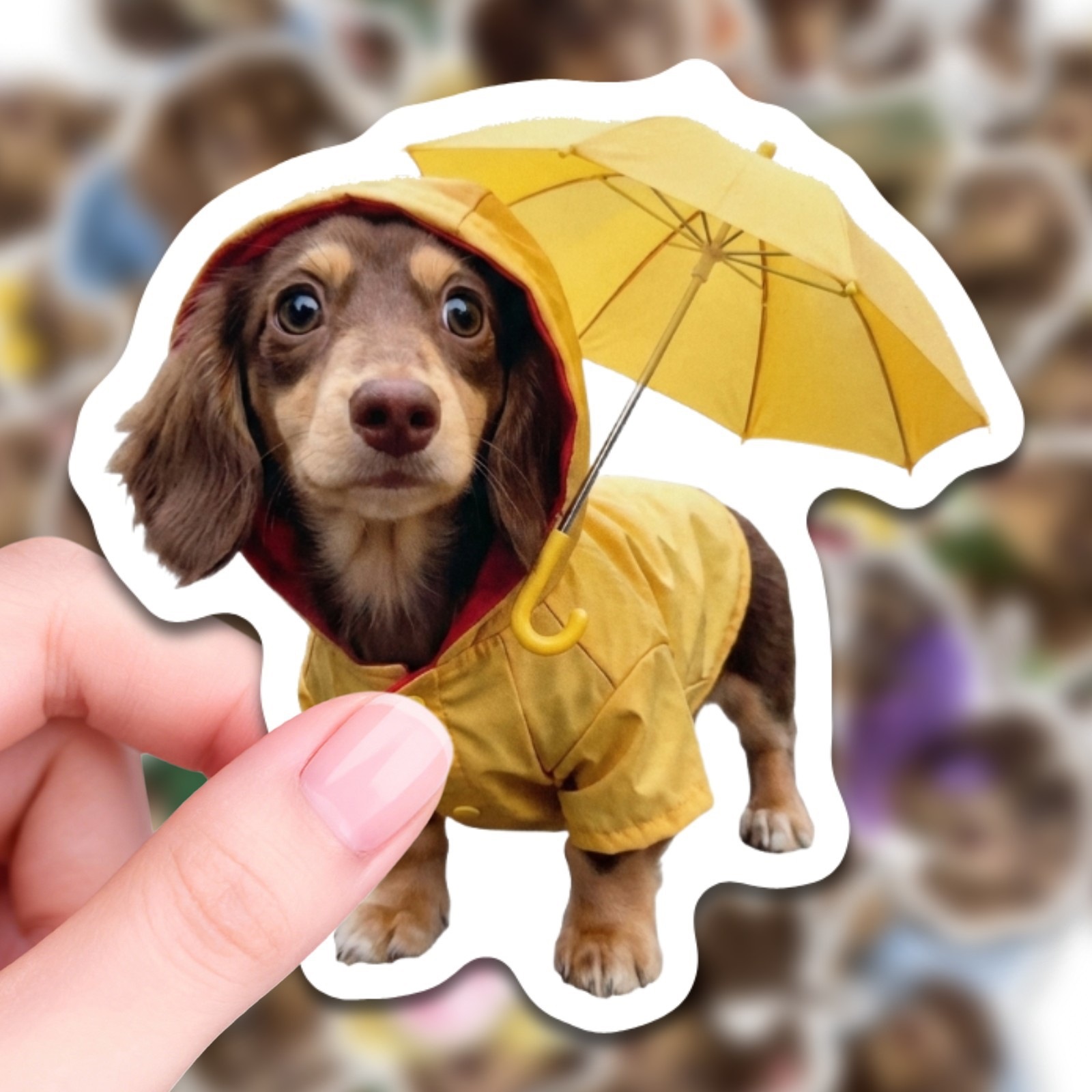 50 Pegatinas HD de Dachshund,  - Motorcycle Gear For Dogs reseña y precio