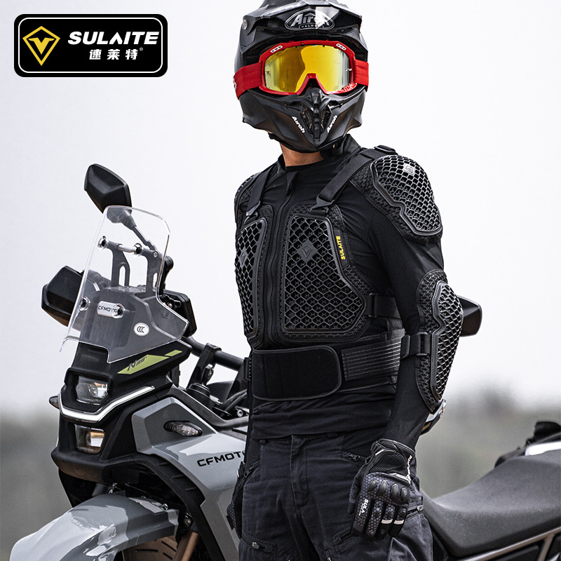 SULAITE-Conjunto de chaqueta y - Motorcycle Gear White reseña y precio