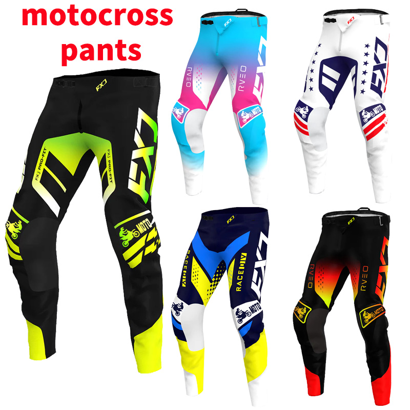 Pantalones de motocross MX pan - Motorcycle Gear Bundle reseña y precio