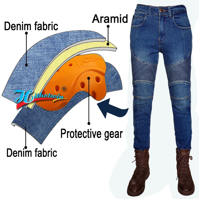 Pantalones de moto para mujer, - Motorcycle Gear Jeans reseña y precio