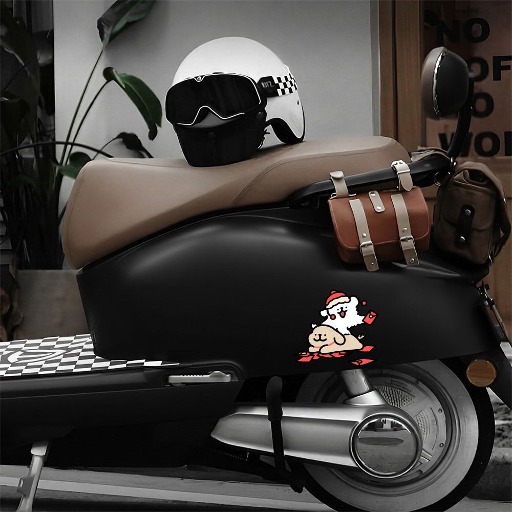 Pegatina de coche con diseño d - Motorcycle Gear For Dogs reseña y precio