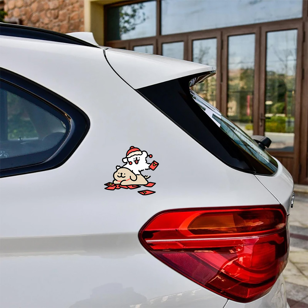 Pegatina de coche con diseño d - Motorcycle Gear For Dogs reseña y precio