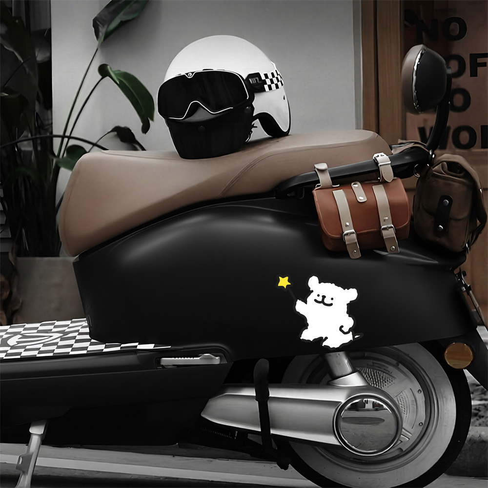 Calcomanías de Vinilo Impermea - Motorcycle Gear For Dogs reseña y precio