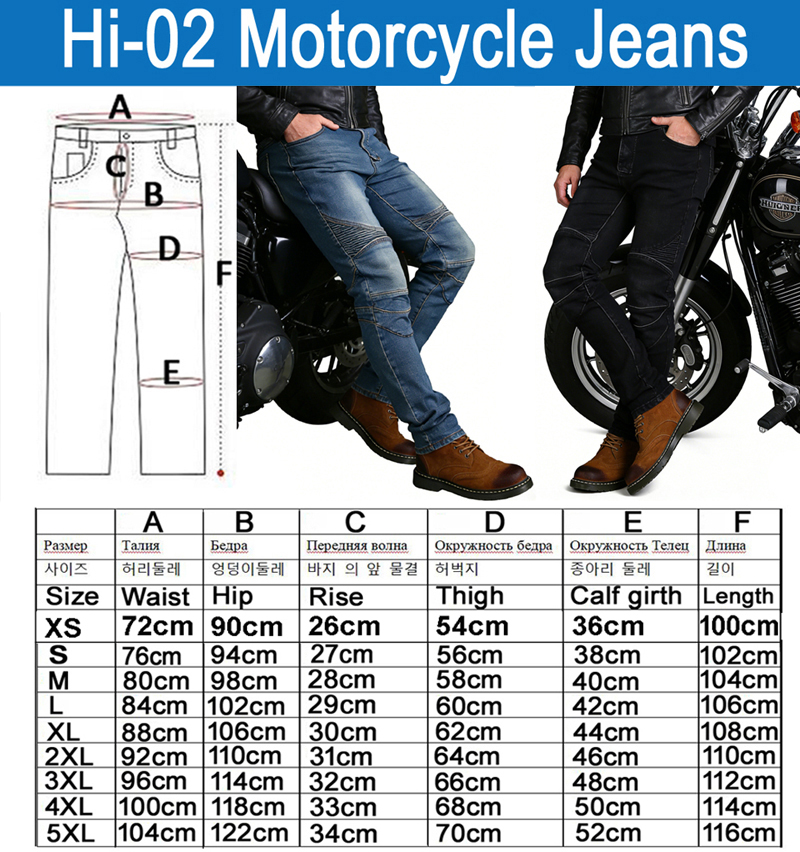 Pantalones de Motocicleta para - Motorcycle Gear Jeans reseña y precio